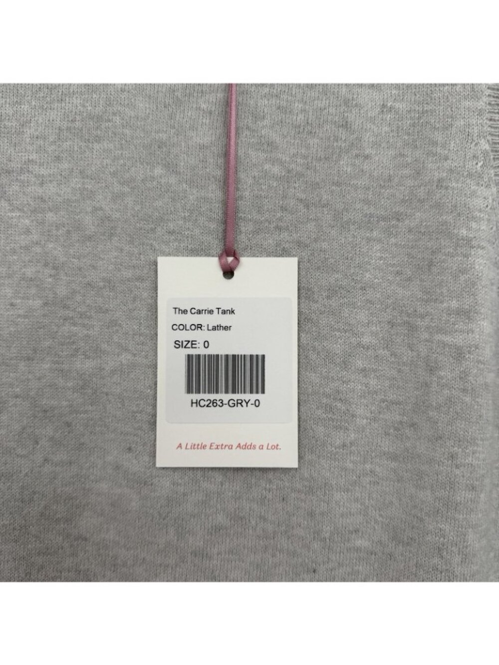 Kilte Collection Carrie Tank and Cardigan Sweater Matching Set Heather Grey 0/XS - Picture 12 of 15